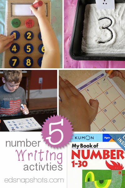 Learn to Write Numbers Activities for Kids