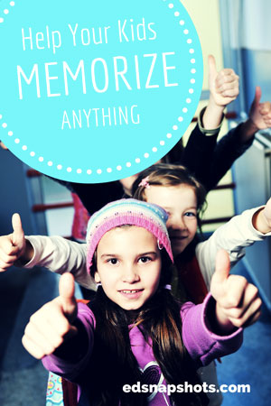 Help your kids memorize anything |Everyday Snapshots