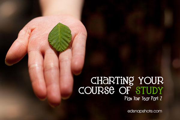 Charting Your Course of Study: Plan Your Year Part 2 | Everyday Snapshots