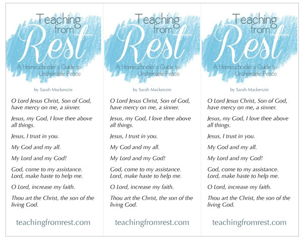 Teaching from Rest Book