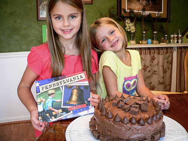 US Geography Study Pennsylvania Chocolate Cake