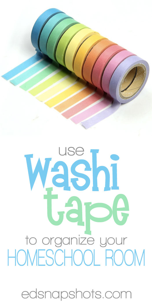 How to Use Washi Tape in the Homeschool Room