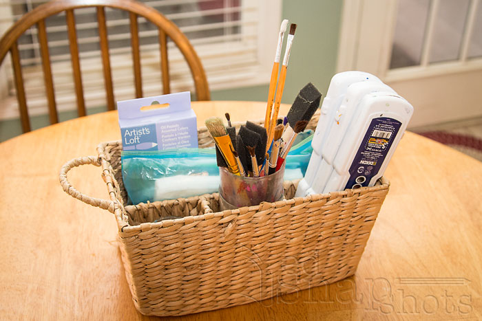 Homeschool Organization: Supply Caddy