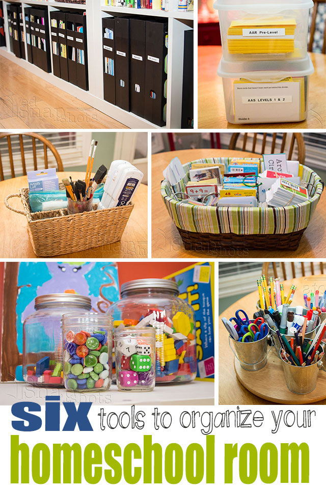 Six Must  Have  Tools for Organizing Your Homeschool  Room 