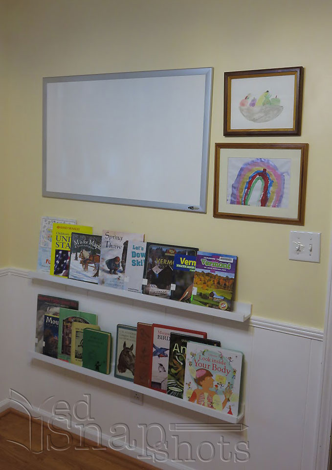 Ikea Homeschool Room Makeover Whiteboard