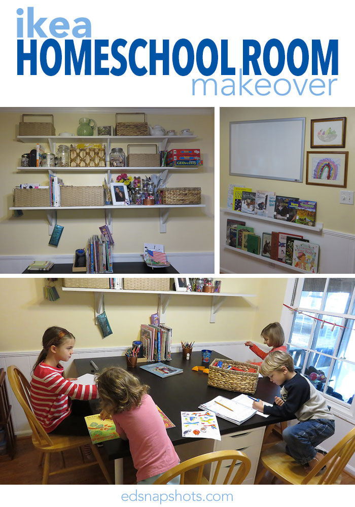 Ikea Homeschool Room Makeover