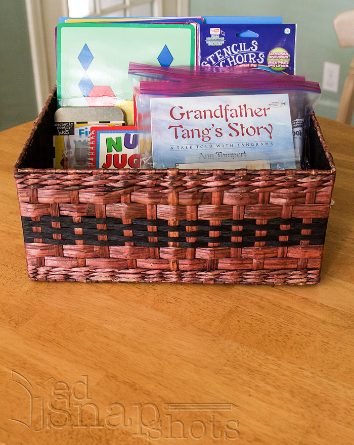 Get Organized for Summer with Kids Busy Box