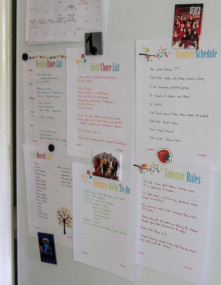 Get Organized for Summer with Kids Lists