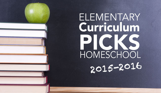 Homeschool Curriculum Picks for Elementary 2015-2016 Feature