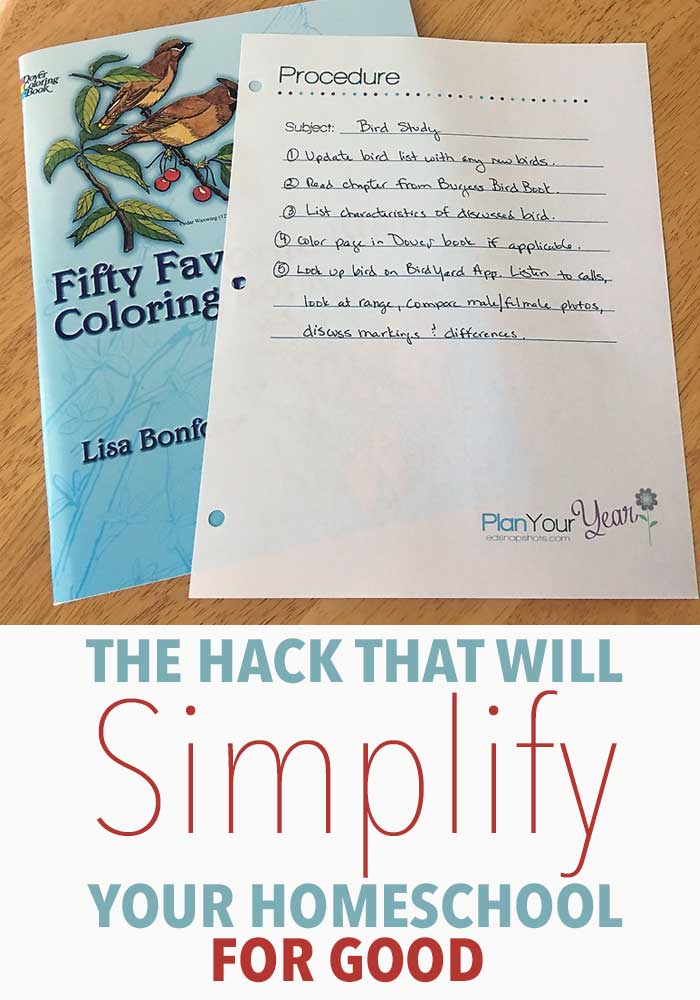The Hack That Will Simplify Your Homeschool For Good Pam Barnhill Homeschool solutions
