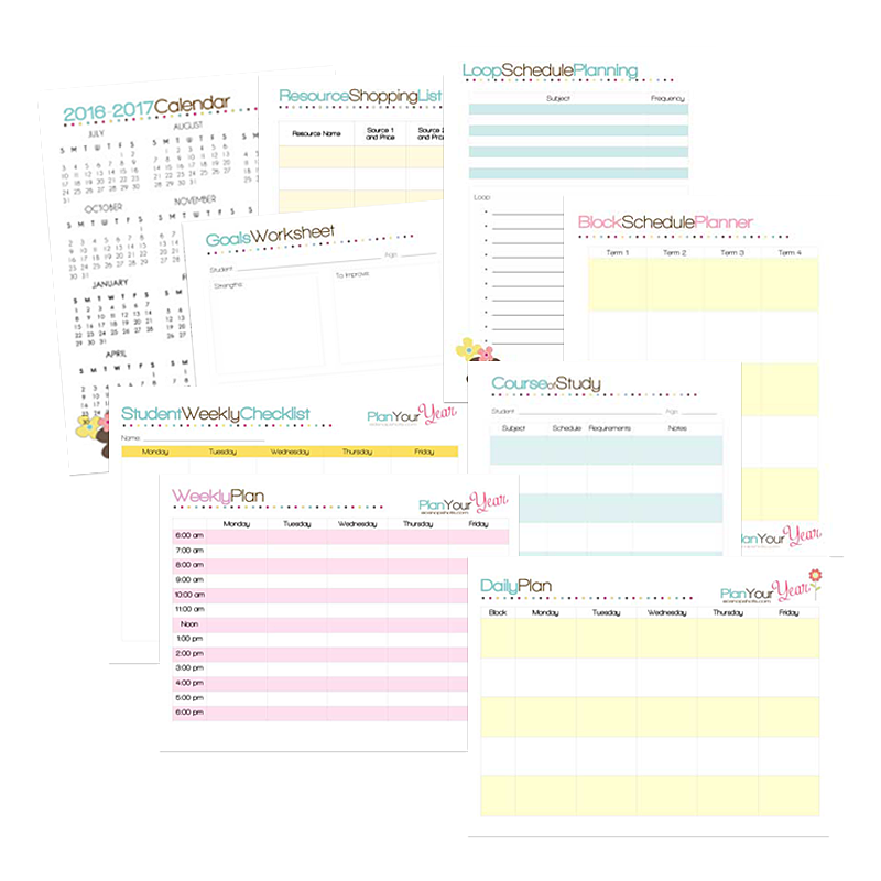 Homeschool Planning Mini Kit