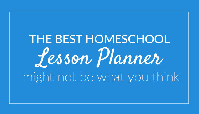 free homeschool lesson planner