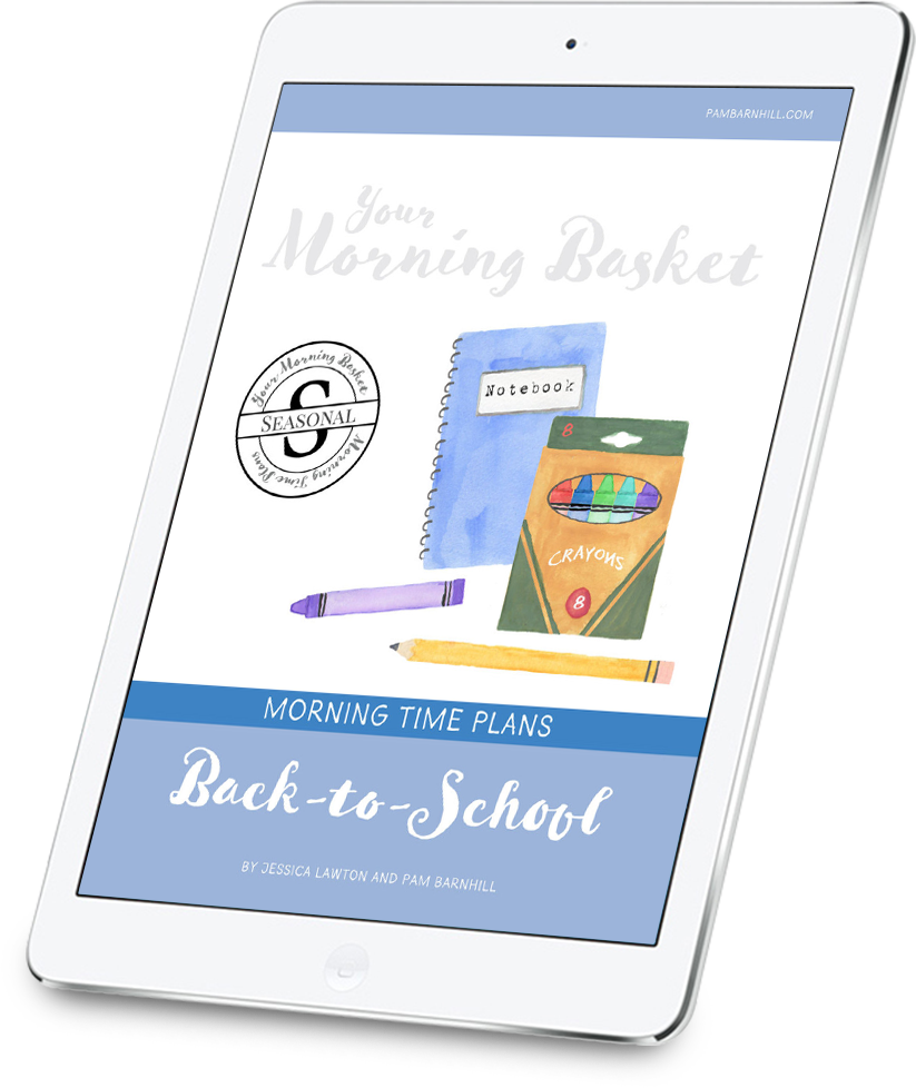 Back-to-School Morning Time Plans Backpack