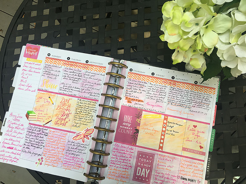 School Planner Ideas How to Use Your Happy Planner  to Organize Your Homeschool 