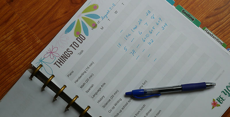 How to Use Your Happy Planner to Organize Your Homeschool