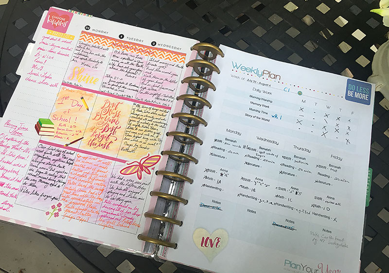How to Use Your Happy Planner to Organize Your Homeschool
