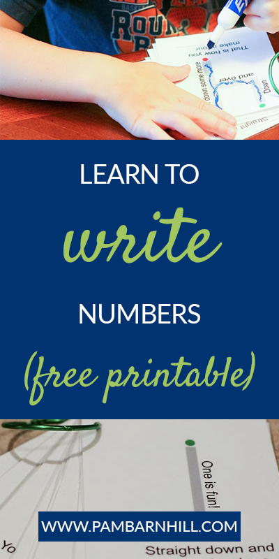 Learn to Write Numbers Printable Poem - Edsnapshots