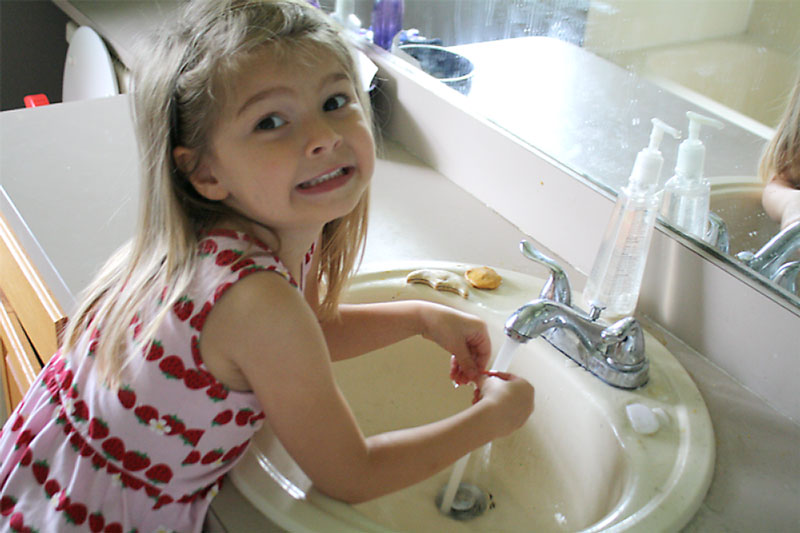 Preschool Social Emotional Skills Washing Hands