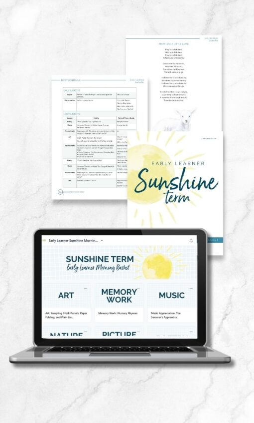 Sunshine Term: Early Learner Morning Time Plans - Image 2