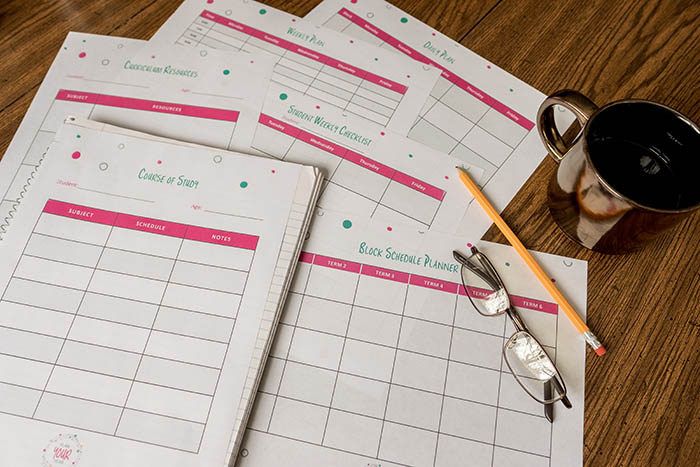 The seven things you need inside your homeschool planner