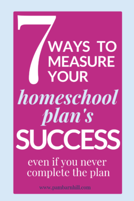 How to measure the success of your homeschool plan 