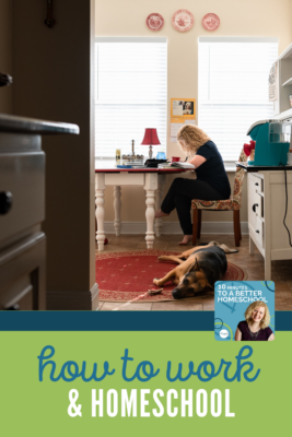 working and homeschooling