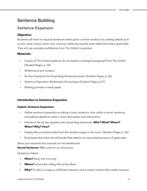 Language Arts Together Middle School Bundle - Image 7