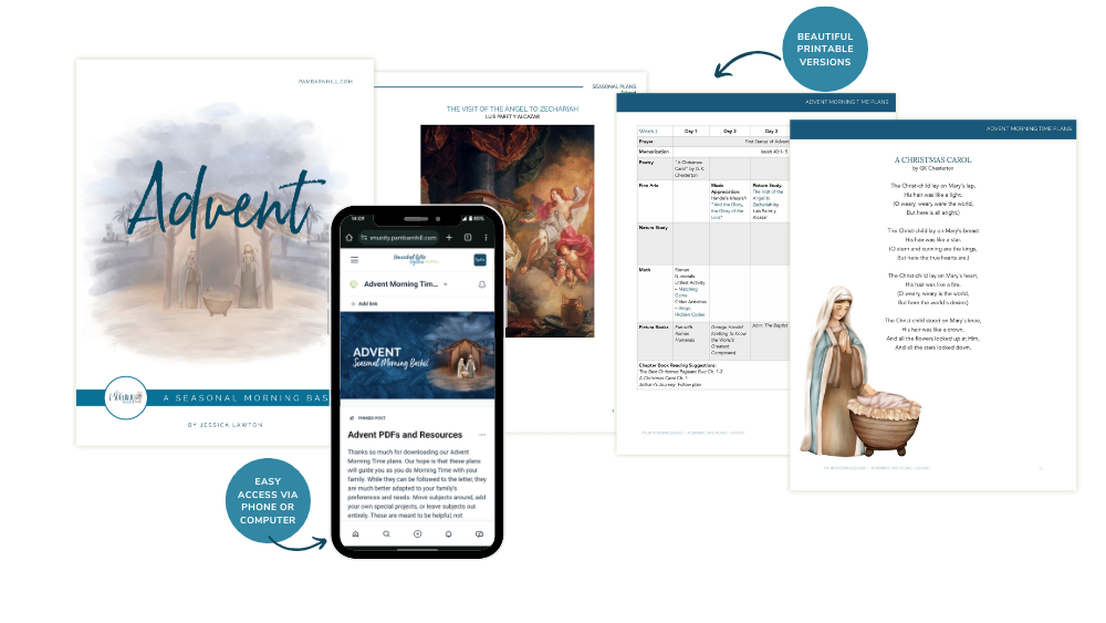 Advent Morning Time Plans Gift 2 Morning Time Category Page Mockup 1000 x 563